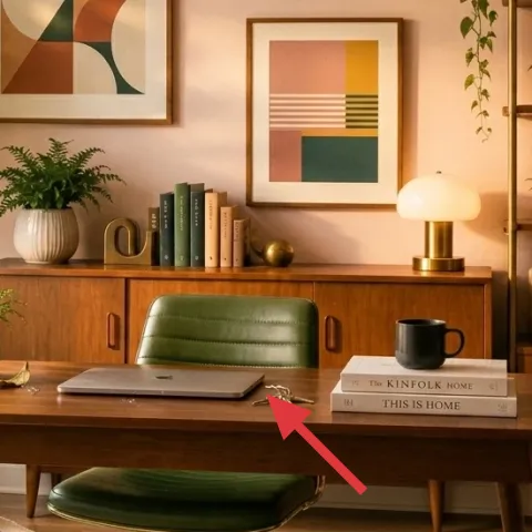olive green seat cushion