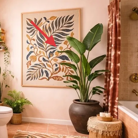 framed botanical print