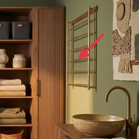ladder-style towel rack