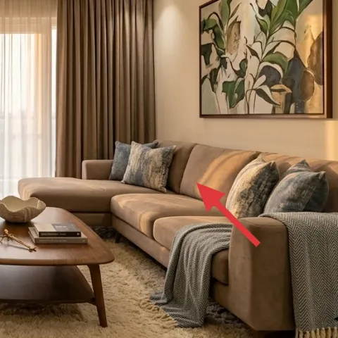 L-shaped sofa